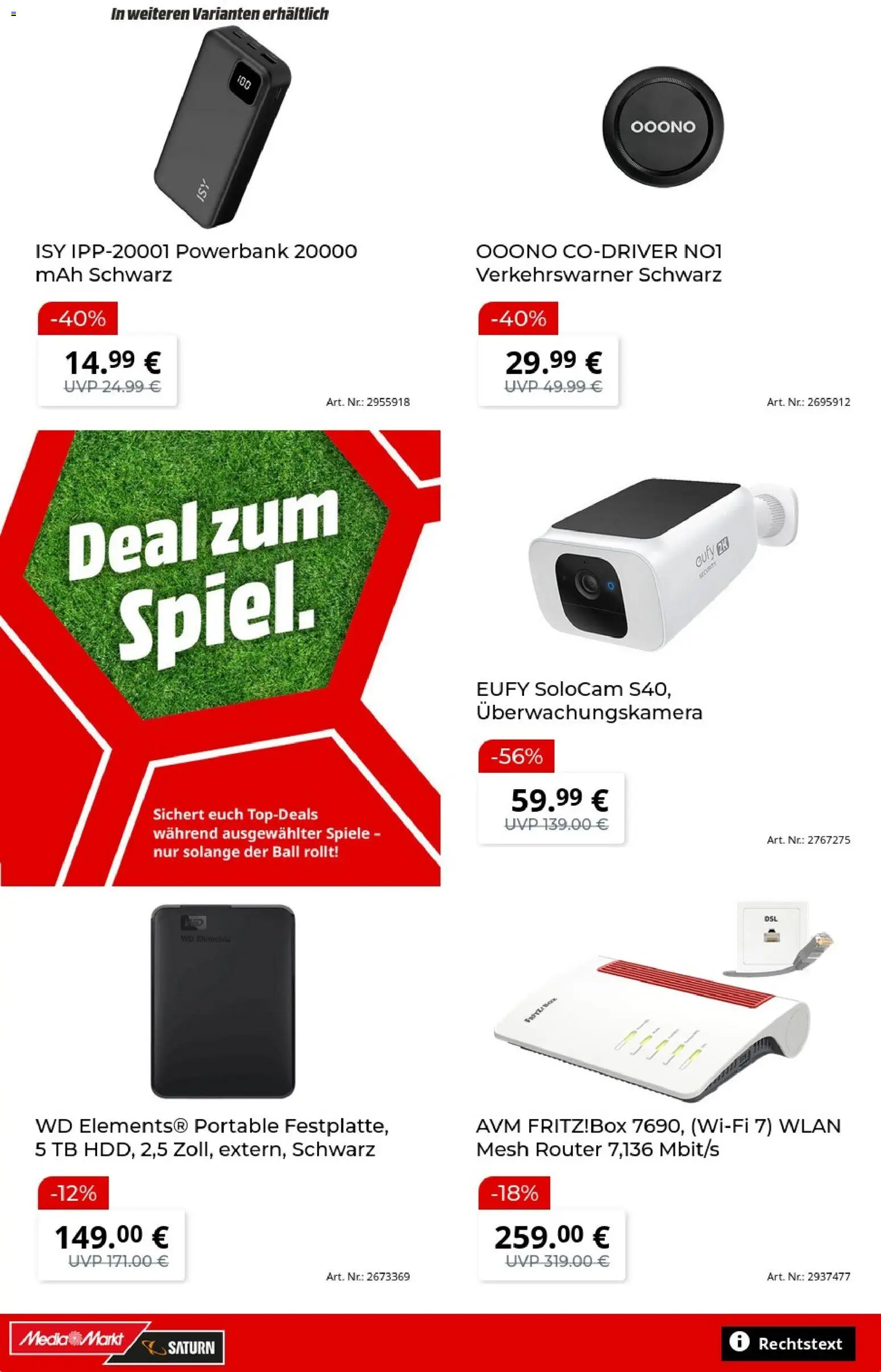 Media Markt Prospekt – gültig ab 11.06.2026 | Seite: 4 | Produkte: Powerbank
