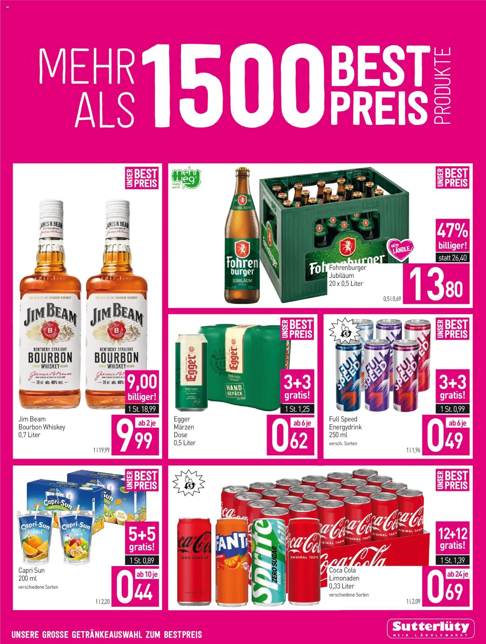 Sutterlüty Flugblatt gültig ab 22.10.2026 | Seite: 17 | Produkte: Whiskey, Burger, Zucker, Bourbon