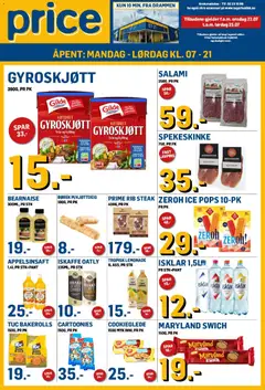 Forhåndsvisning av Price Lagerbutikk kundeavis gyldig fra 22/07/2026