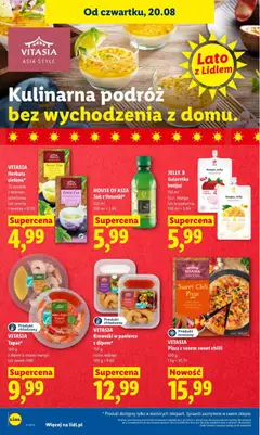 Pogląd oferty "VITASIA Pizza z sosem sweet chilli, 520 g" - ważna od 20.08.2026 | Strona: 56