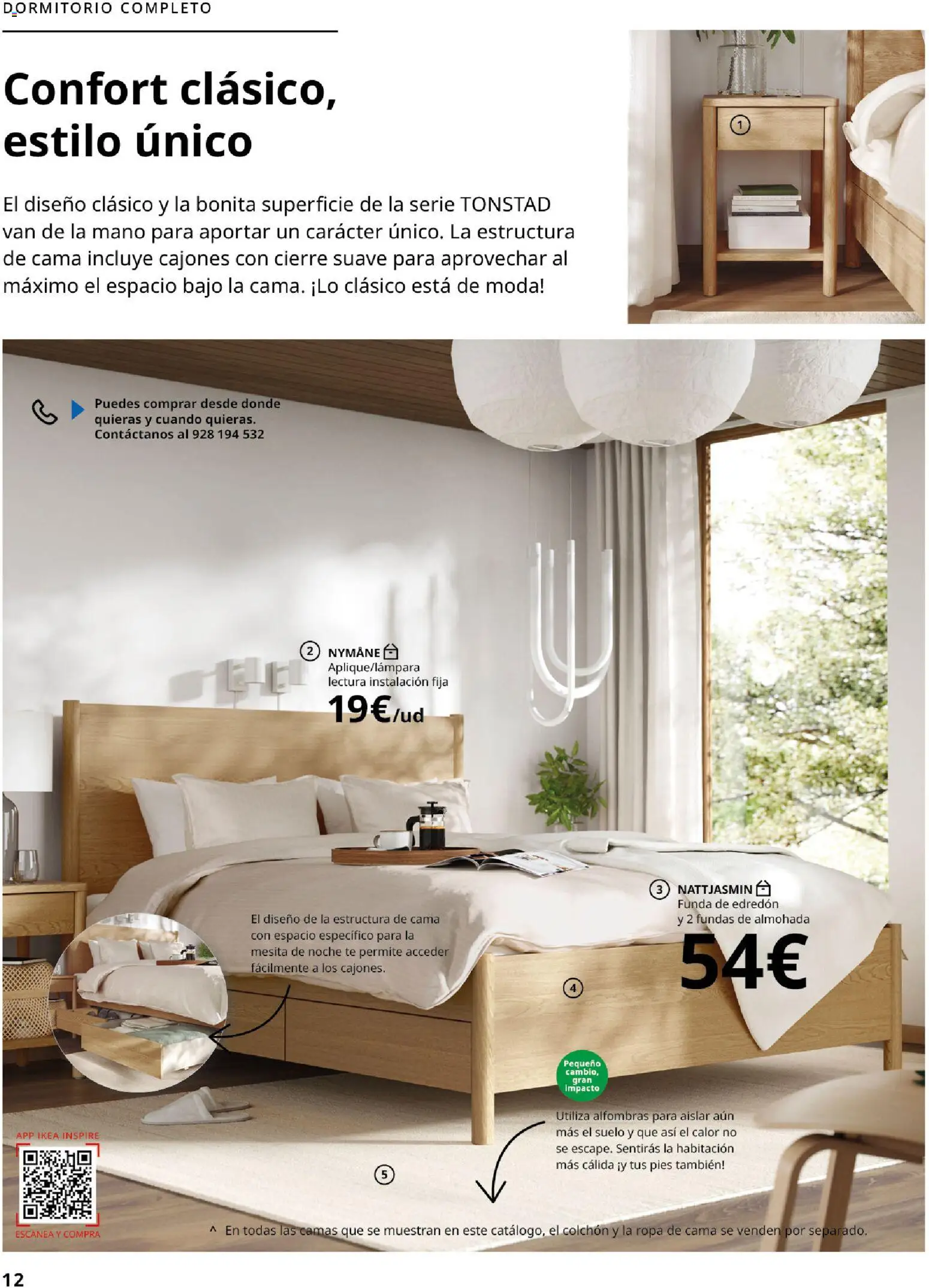 Catálogo IKEA Dormitorios │ válido desde el 01/02/2026 | Página: 12 | Productos: Té, Colchon, Ropa, Funda