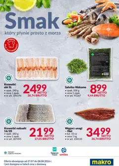Pogląd oferty "Makro gazetka - Ryby i owoce morza" - ważna od 27.07.2026
