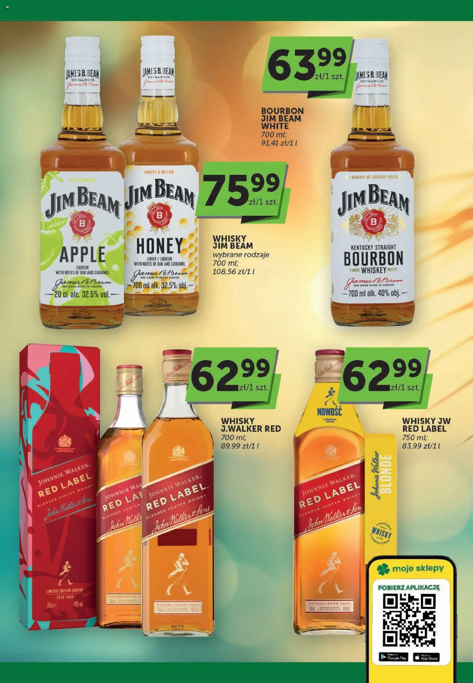 Euro Sklep gazetka - Oferta alkoholowa od 11.06.2026 | Strona: 6 | Produkty: Bourbon, Jim Beam, Red label, Whisky
