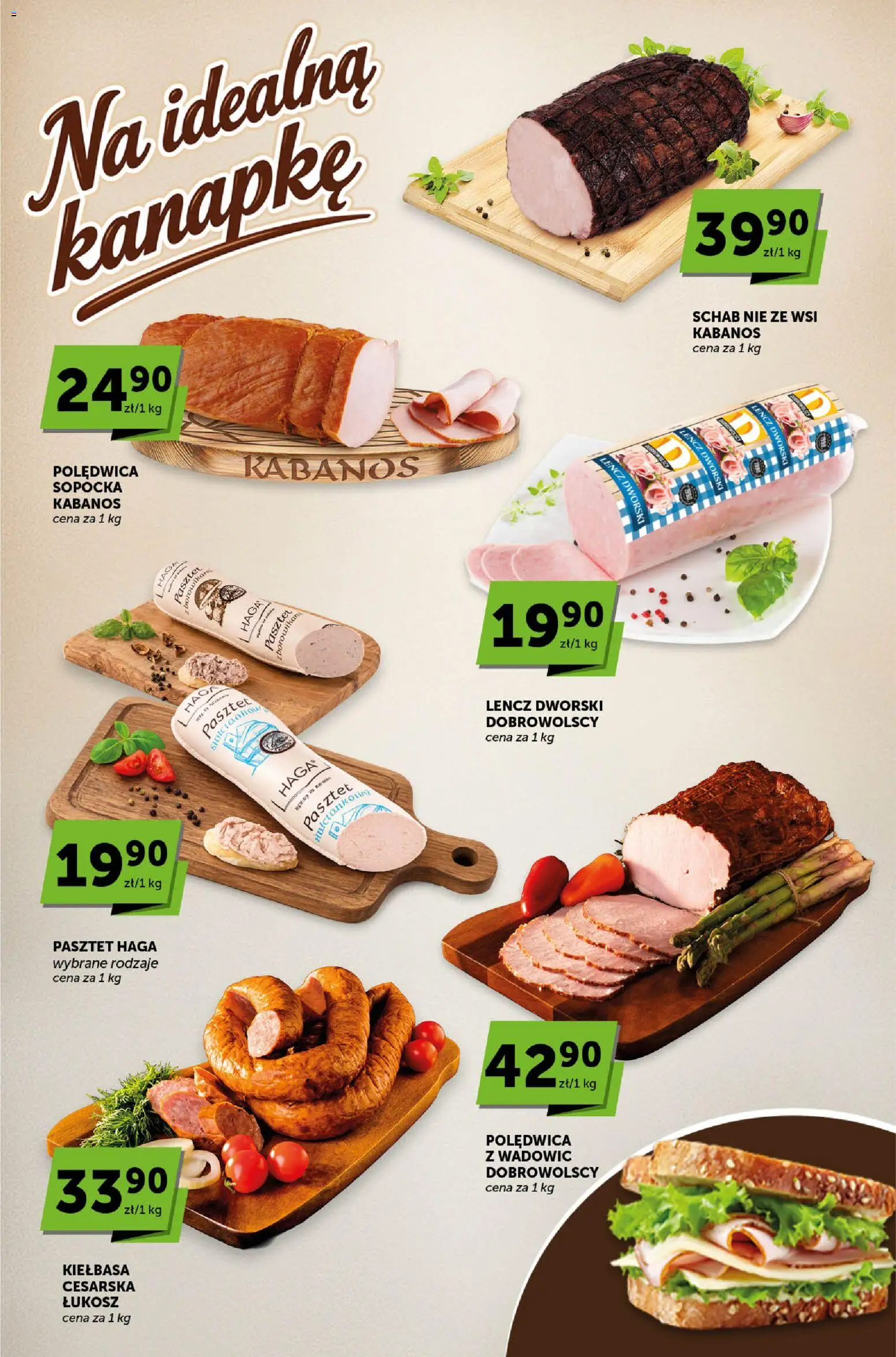 ABC gazetka - Sprawdź, co więcej od 10.09.2026 | Strona: 4 | Produkty: Kiełbasa, Schab, Pasztet, Kabanos