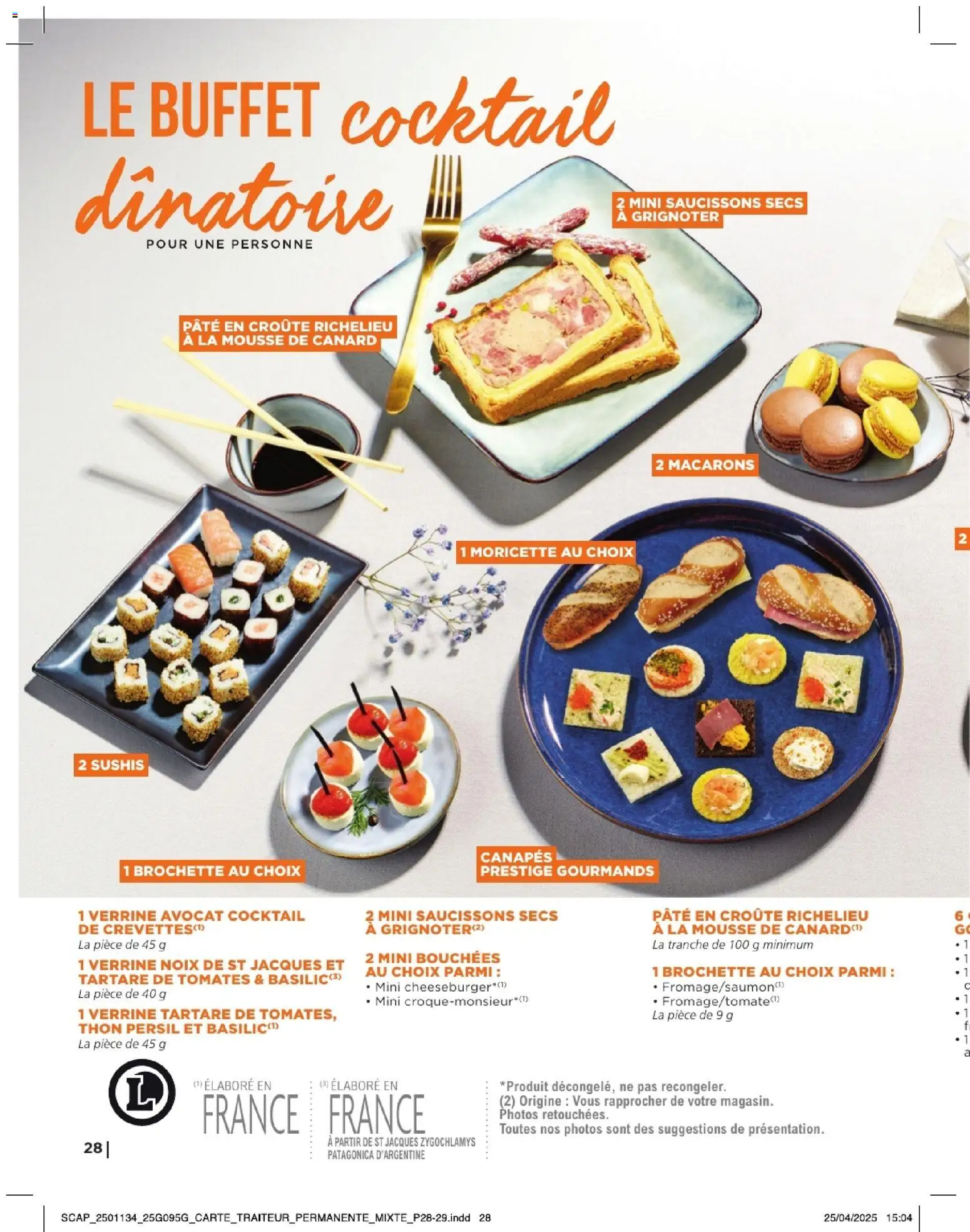 {H1} | Page: 28 | Produits: Avocat, Mousse, Macarons, Noix