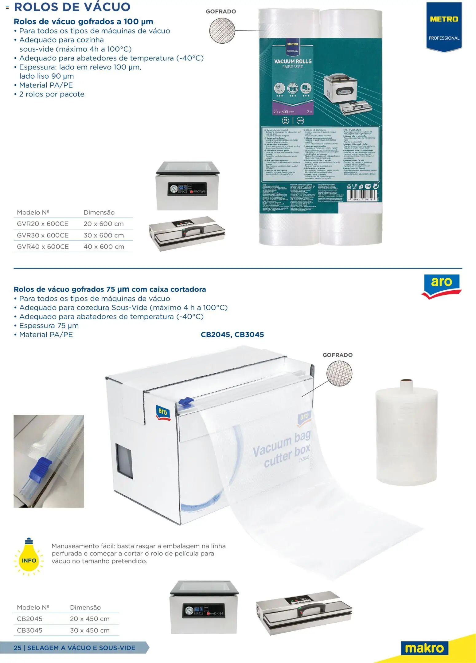 Makro Equipamento Profissional de Cozinha e Catering │ válido de 09.06.2026 | Página: 25 | Produtos: Caixa
