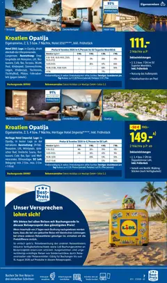Lidl Juli/August Reise - Highlights ab 15.07.2026 gültig | Seite: 7