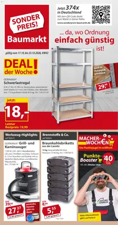 Sonderpreis Baumarkt Prospekt ab 17.10.2026 gültig