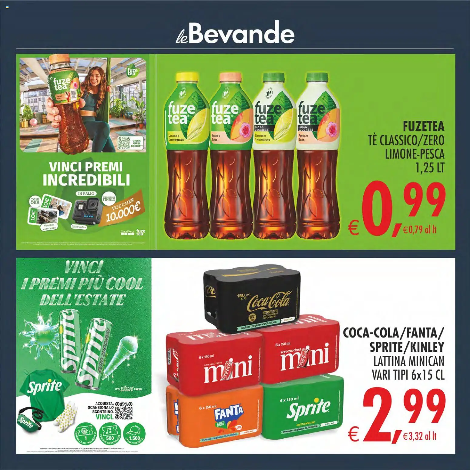 Volantino Decò del 11/08/2026 | Pagina: 20 | Prodotti: Tè, Limone, Fanta, Sprite