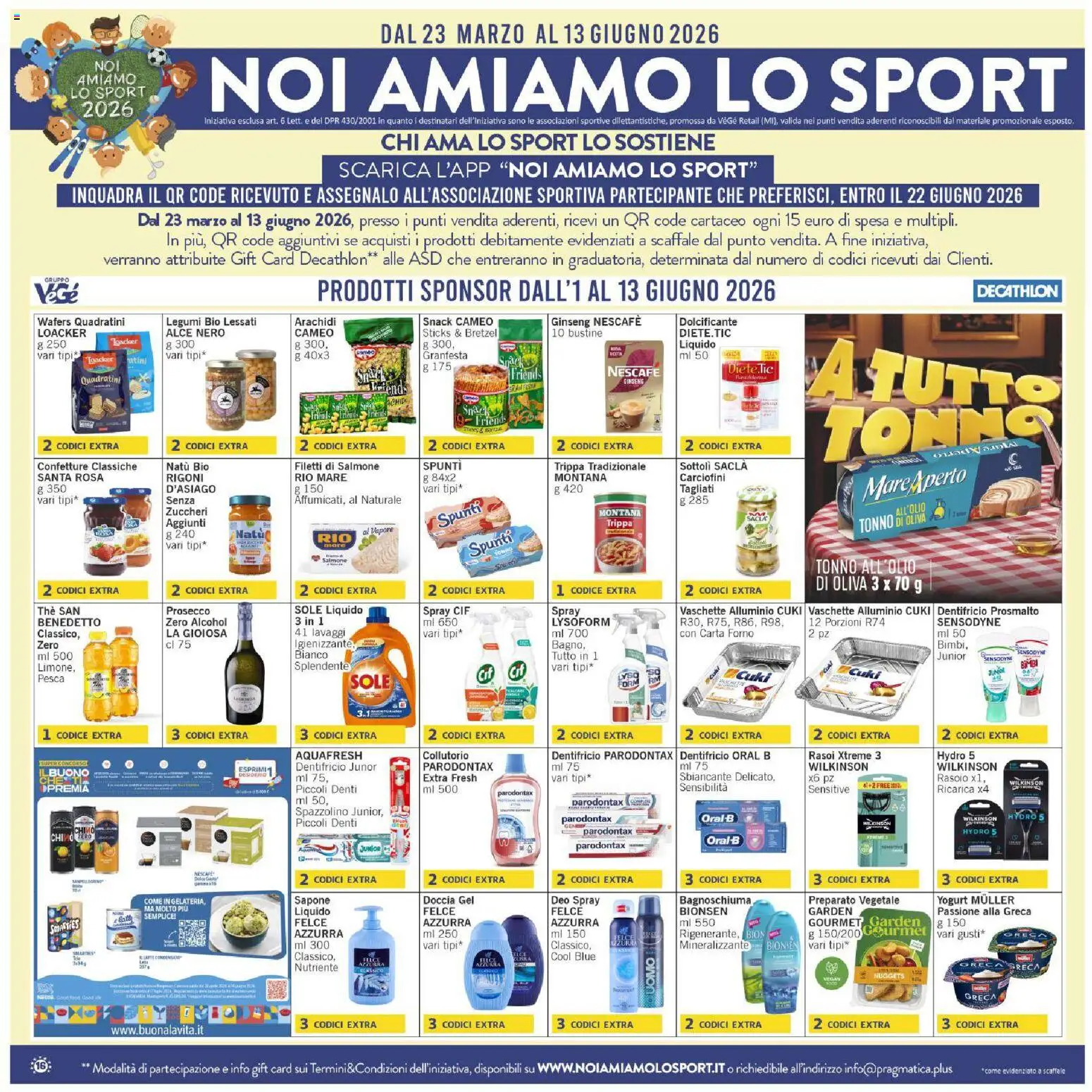 Volantino Paghi Poco del 29.05.2026 | Pagina: 16 | Prodotti: Dolcificante, Rasoio, Prosecco, Carta forno
