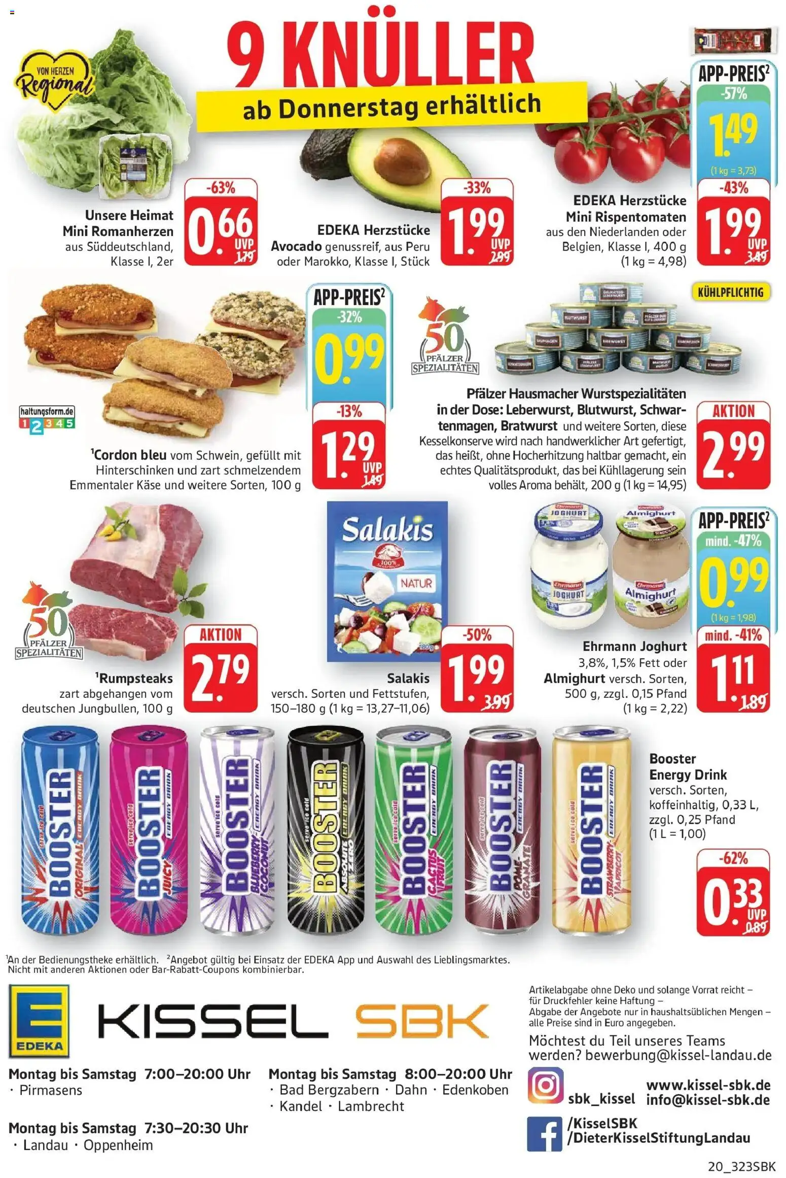 Edeka Prospekt Bad Bergzabern (ab 05.10.2026) » Angebote Online | Seite: 22 | Produkte: Joghurt, Bratwurst, Avocado, Uhr