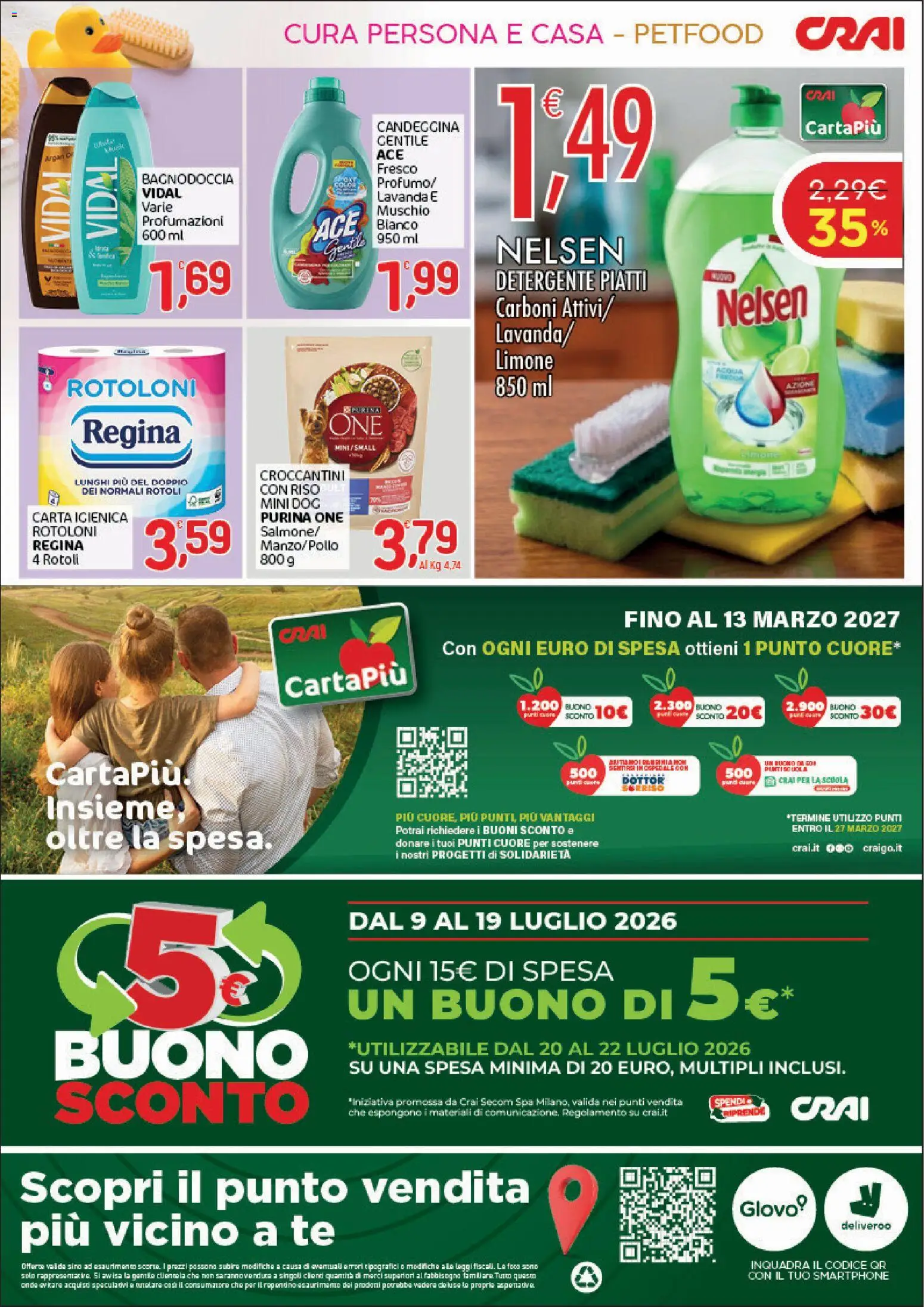 Volantino CRAI del 09/07/2026 | Pagina: 4 | Prodotti: Riso, Candeggina, Smartphone, Lavanda