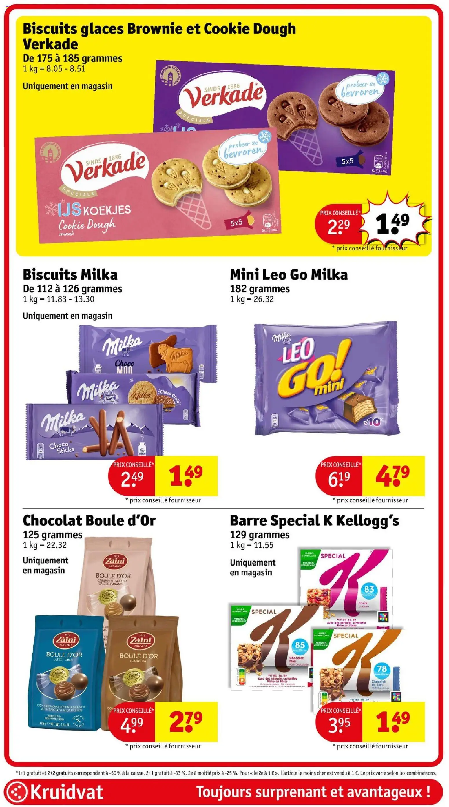 {H1} | Pagina: 72 | Producten: Koekjes, IJs, La