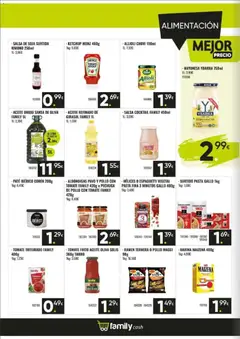 Vista previa Family Cash folleto válido desde el 08/06/2026 | Página: 12 | Productos: Paté, Pasta, Οθόνη προβολής, Tomate triturado
