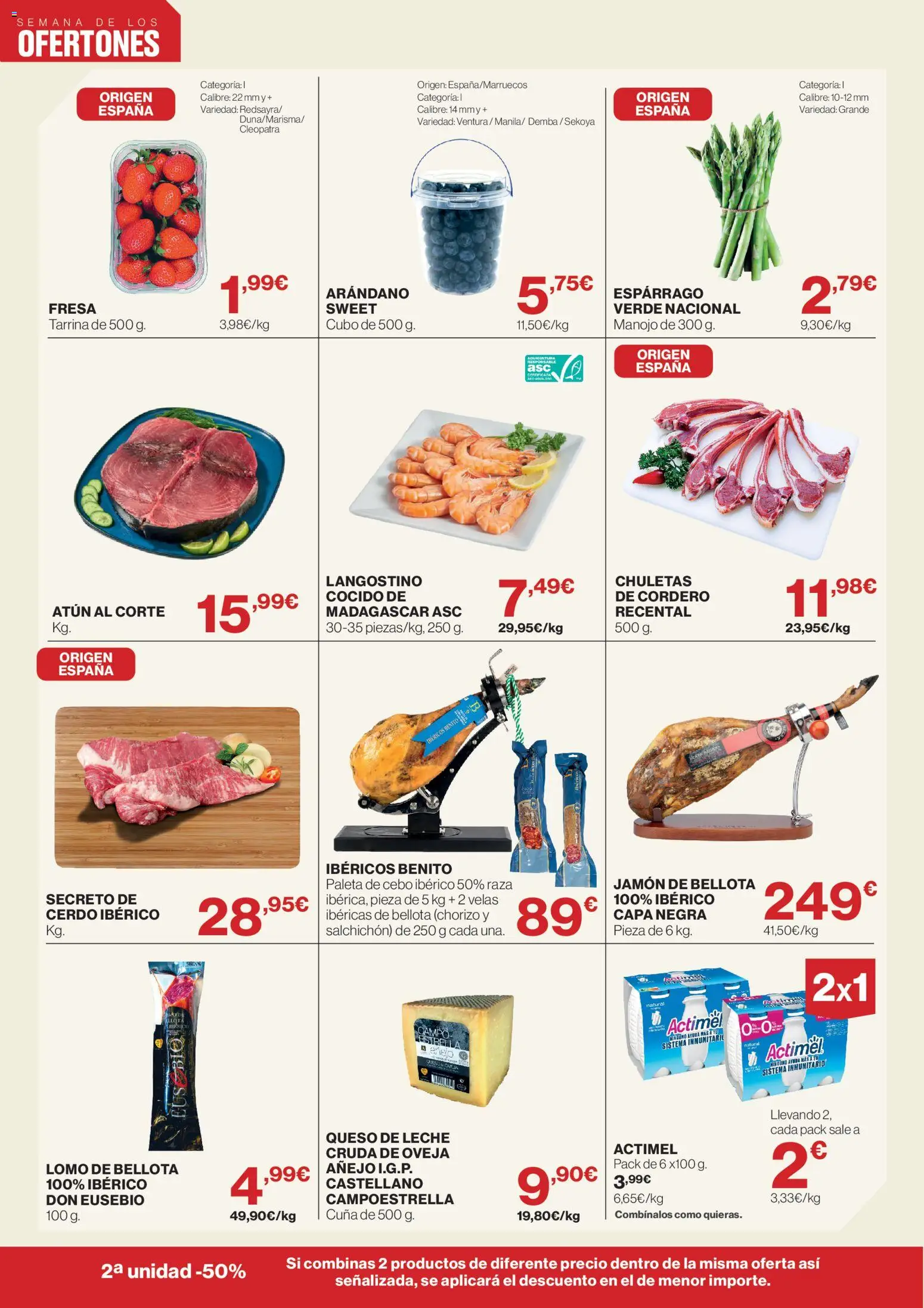 Supercor Península y Baleares │ válido desde el 21.05.2026 | Página: 2 | Productos: Chuletas de cordero, Jamón, Cerdo, Φίλτρο καφέ
