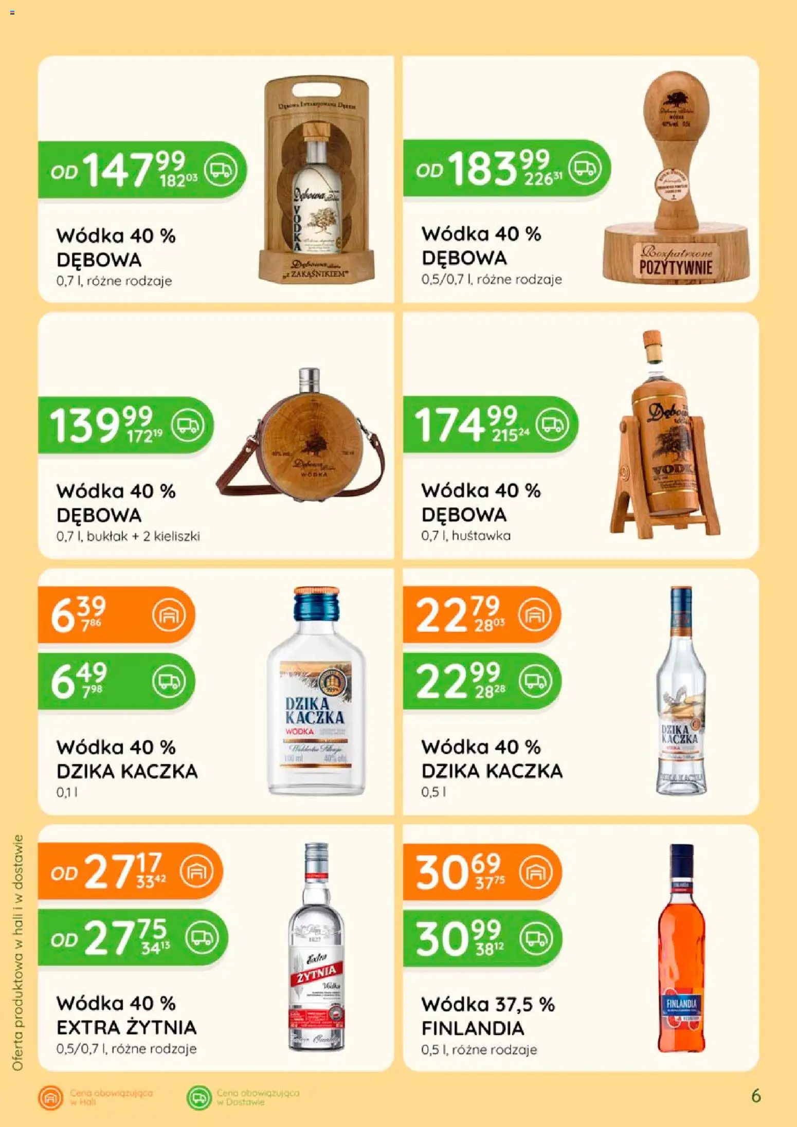 Eurocash gazetka - Katalog Alkoholowy od 01.08.2026 | Strona: 6 | Produkty: Kaczka, Wódka