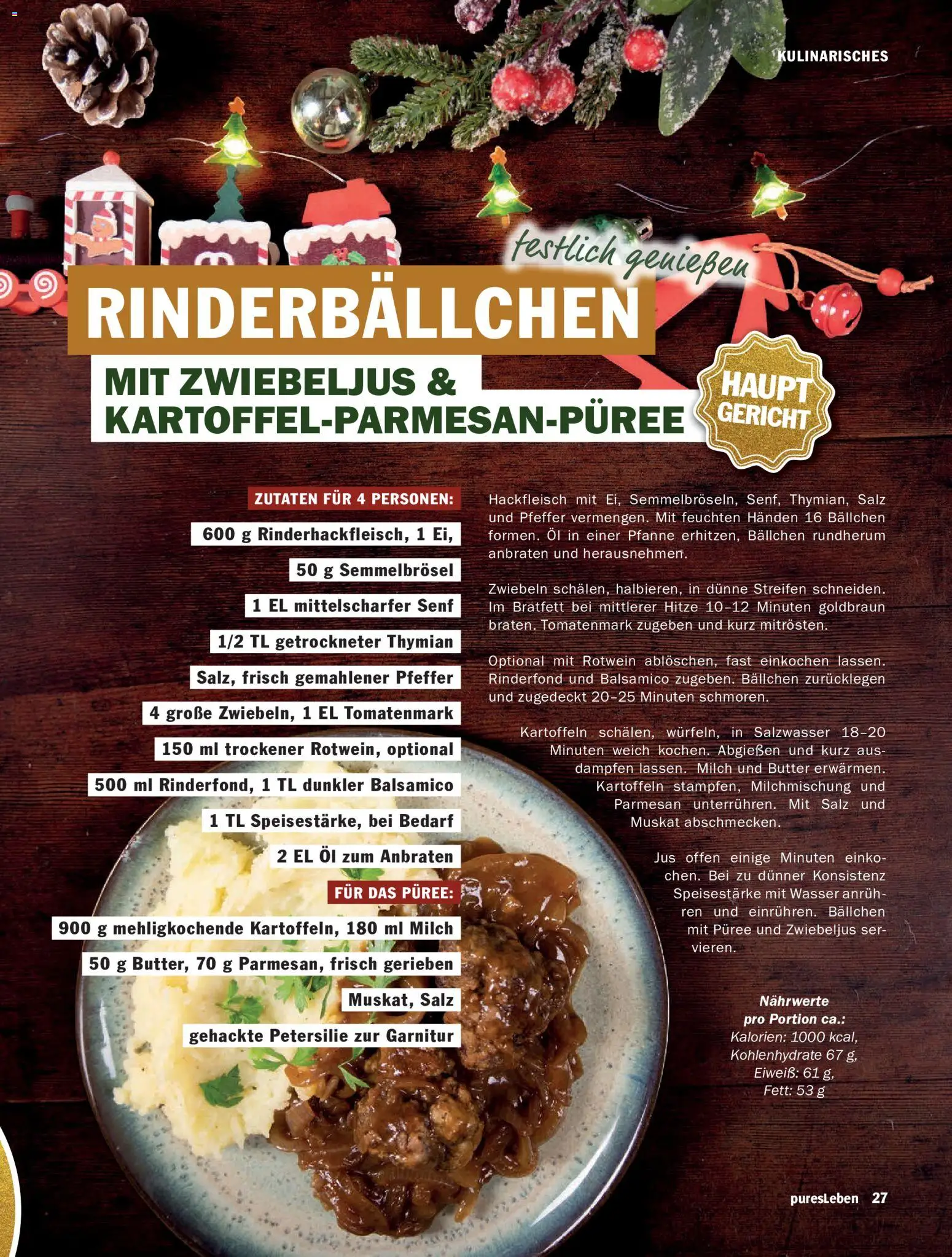 HIT pures Leben 04/2026 – gültig ab 06.10.2026 | Seite: 27 | Produkte: Öl, Rotwein, Salz, Petersilie