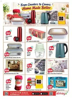 Preview of Al Maya offers valid from 30 Sep, 2026 | Page: 15 | Products: Mattress, Box, Press, Towel
