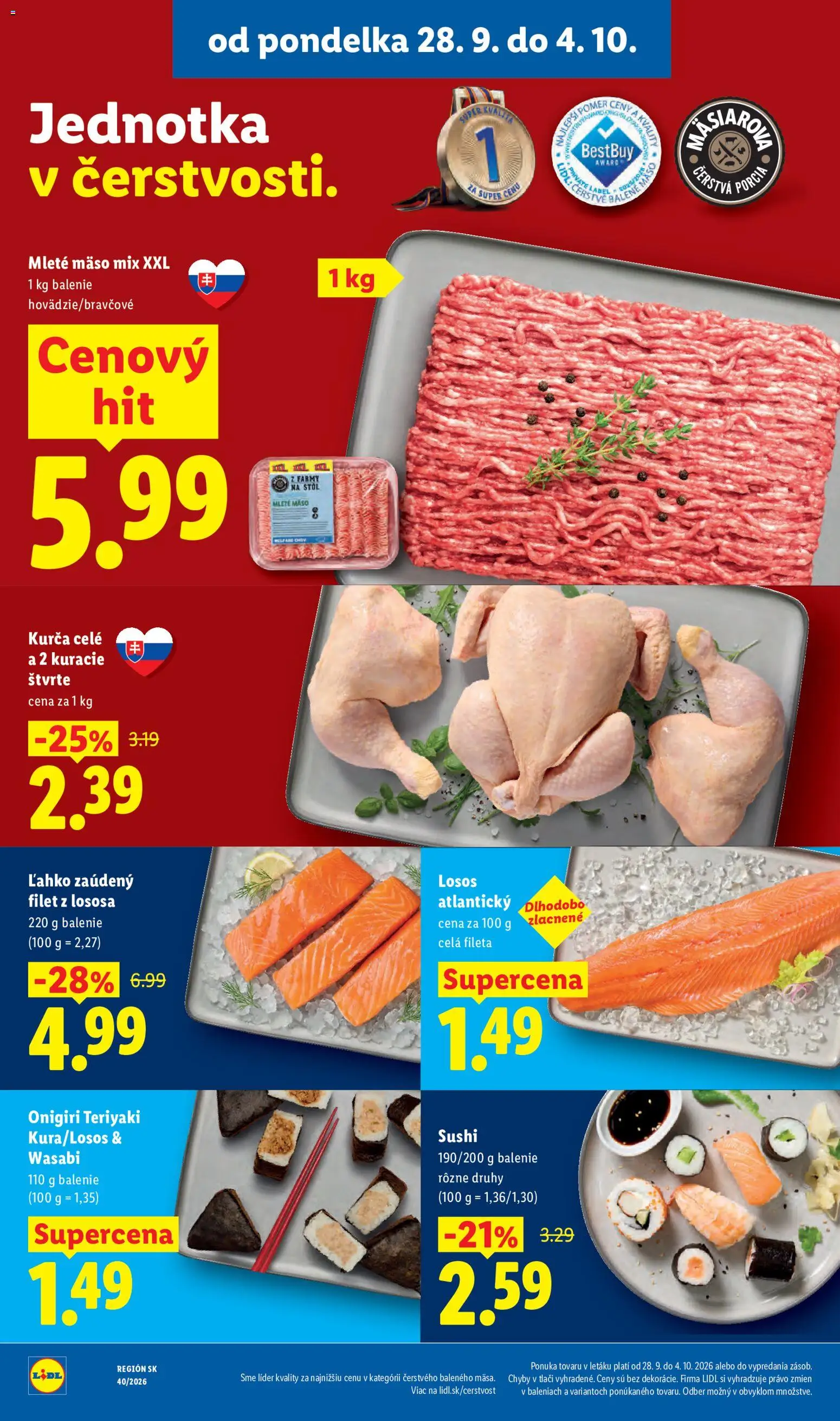 Nové Lidl akcie – leták je platný od 28.09.2026 | Strana: 14