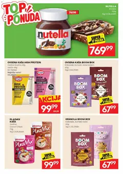 Idea katalog - pregled Idea kataloga - važi od 31.08.2026 | Strana: 33 | Proizvode: Protein, Šumsko voće, Granola, Nutella