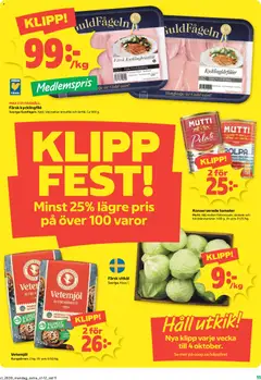 Coop erbjudanden - Förhandsvisning av reklamblad från butik Coop aktuell från 21/09/2026 | Sida: 11