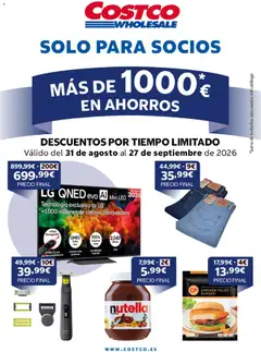 Vista previa Costco catálogo válido desde el 31/08/2026