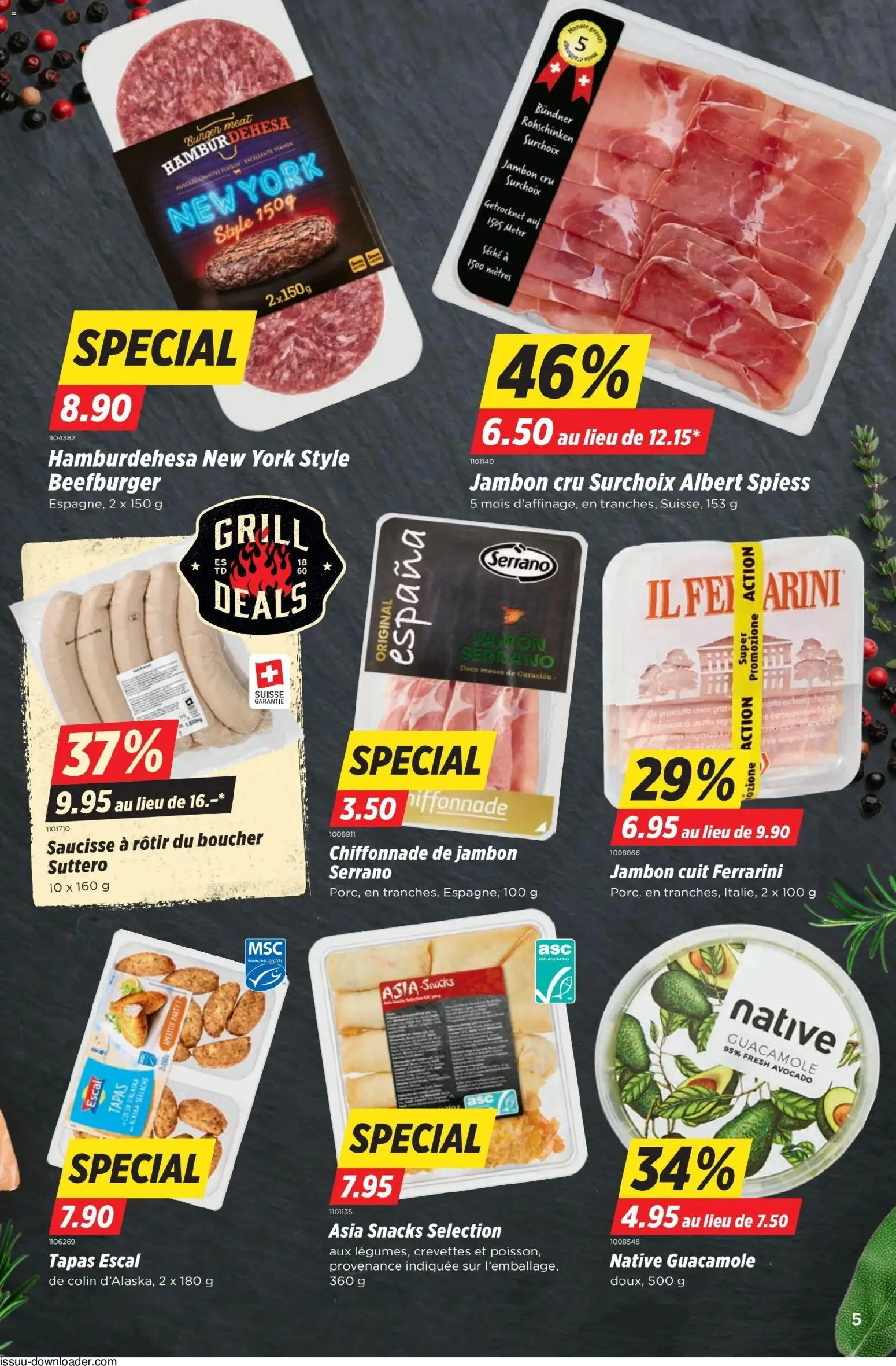 Denner aktionen FR – gültig ab 28.05.2026 | Seite: 5 | Produkte: Burger, Avocado, Grill