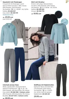Tchibo aktionen ab 27.10.2026 gültig | Seite: 15 | Produkte: Shirt, Stoffhose, Sweatshirt