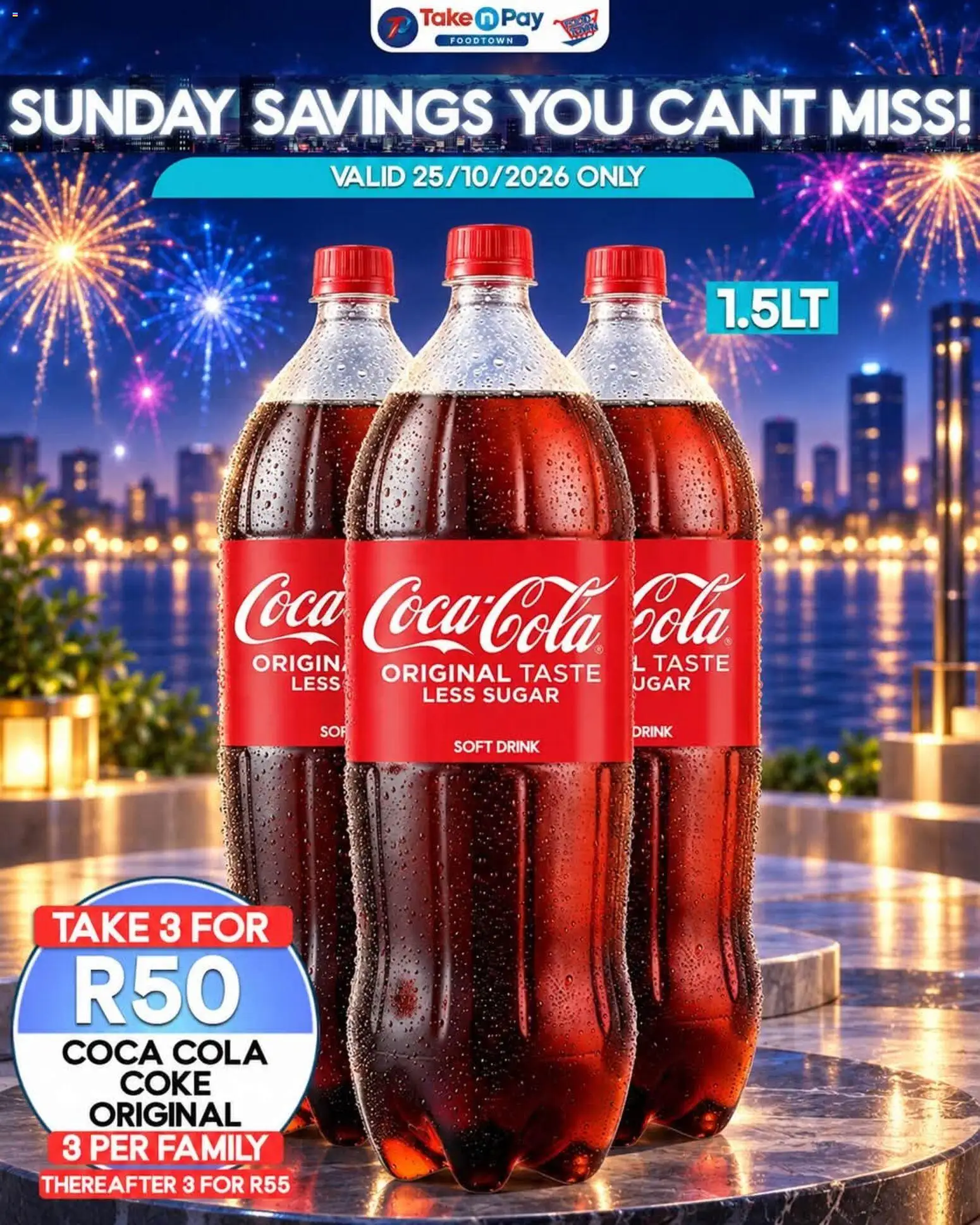 New Take n Pay catalogue – valid from 25/10/2026 | Page: 4 | Products: Coke, Sugar
