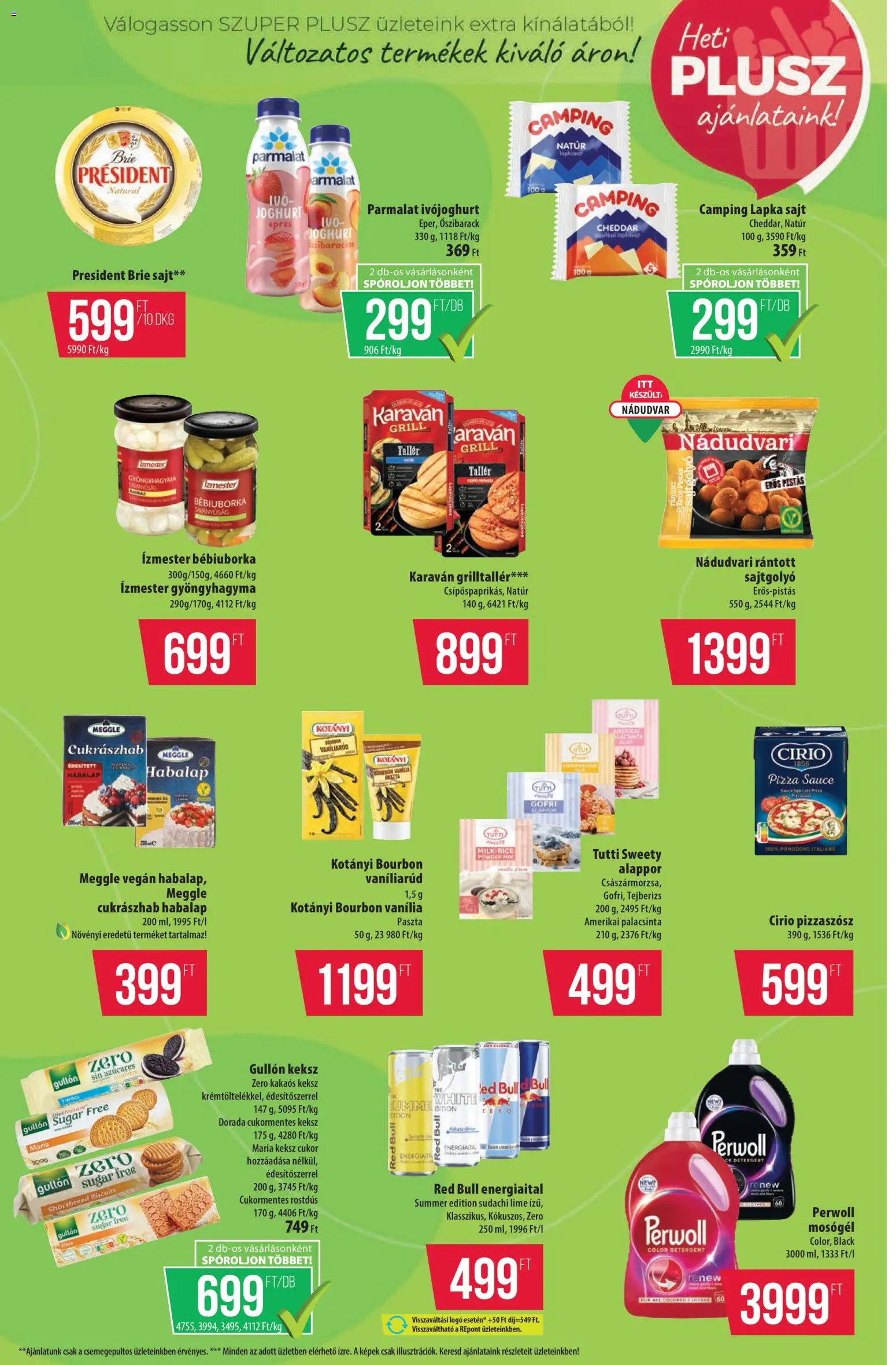 COOP akciós ujság - amely érvényes a következő dátumtól: 02.07.2026 | Oldal: 8 | Termékek: Ivójoghurt, Tejberizs, Mosógél, Sajt