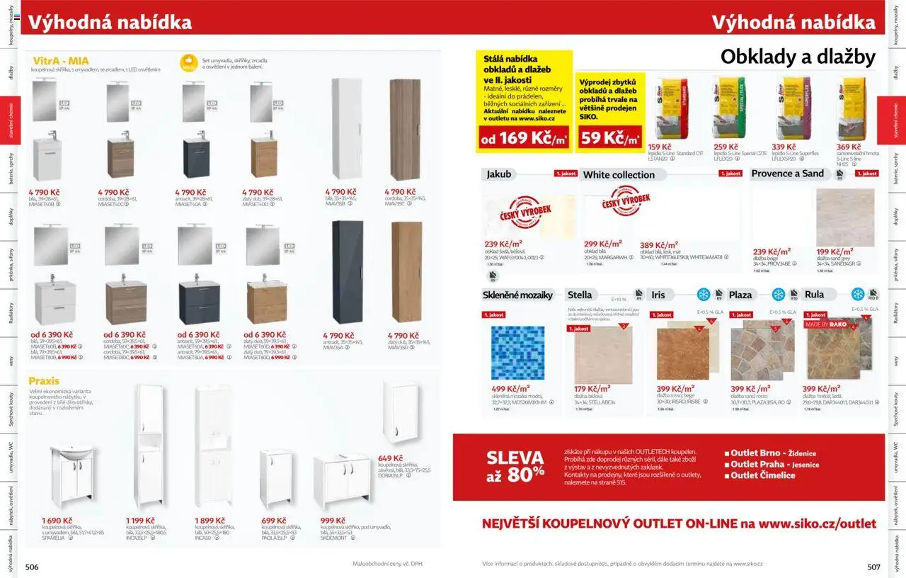 Siko koupelny katalog Koupelny 2025/2026 od 14.10.2025 | Strana: 257 | Produkty: Osvětlení, Dlažba, Wc, LED