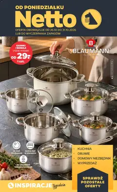 Pogląd oferty "Netto gazetka od poniedziałku NonFood" - ważna od 26.10.2026