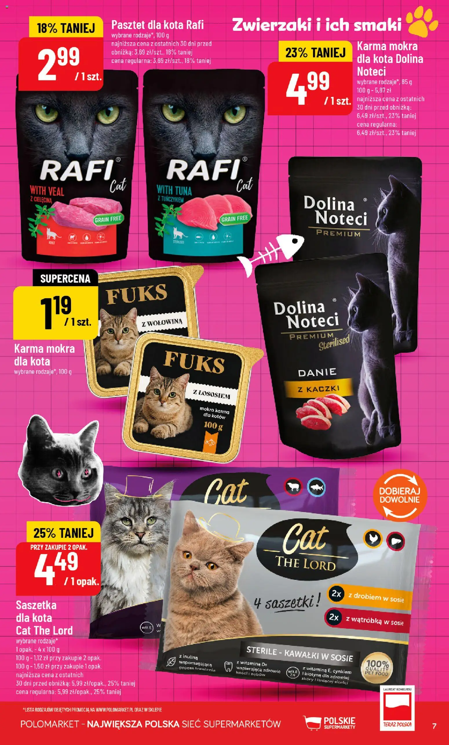 POLOmarket gazetka - Pet Food od 06.05.2026 | Strona: 7 | Produkty: Wątróbka, Wołowina