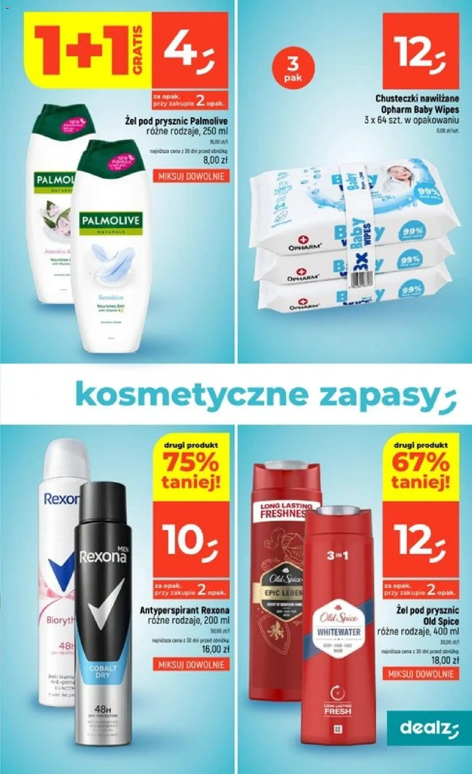 Dealz gazetka od 21.05.2026 | Strona: 33 | Produkty: Prysznic, Żel pod prysznic, Antyperspirant, Old spice