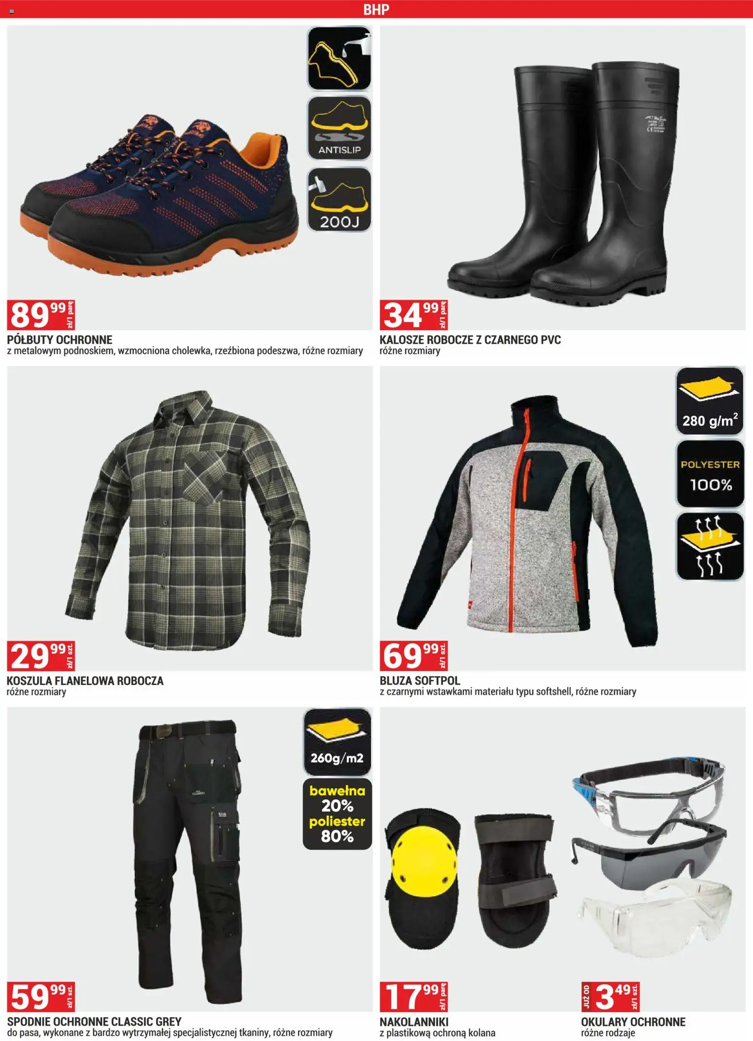 Merkury Market gazetka od 01.09.2026 | Strona: 51 | Produkty: Koszula, Spodnie, Kalosze, Okulary