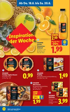 Lidl Flugblatt ab 18.06.2026 gültig | Seite: 22 | Produkte: Zitrone, Joghurt