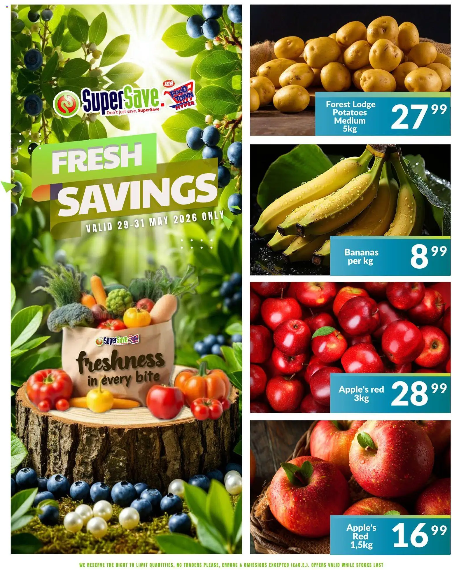 New Super Save catalogue – valid from 29.05.2026 | Page: 2 | Products: Bananas, Potatoes