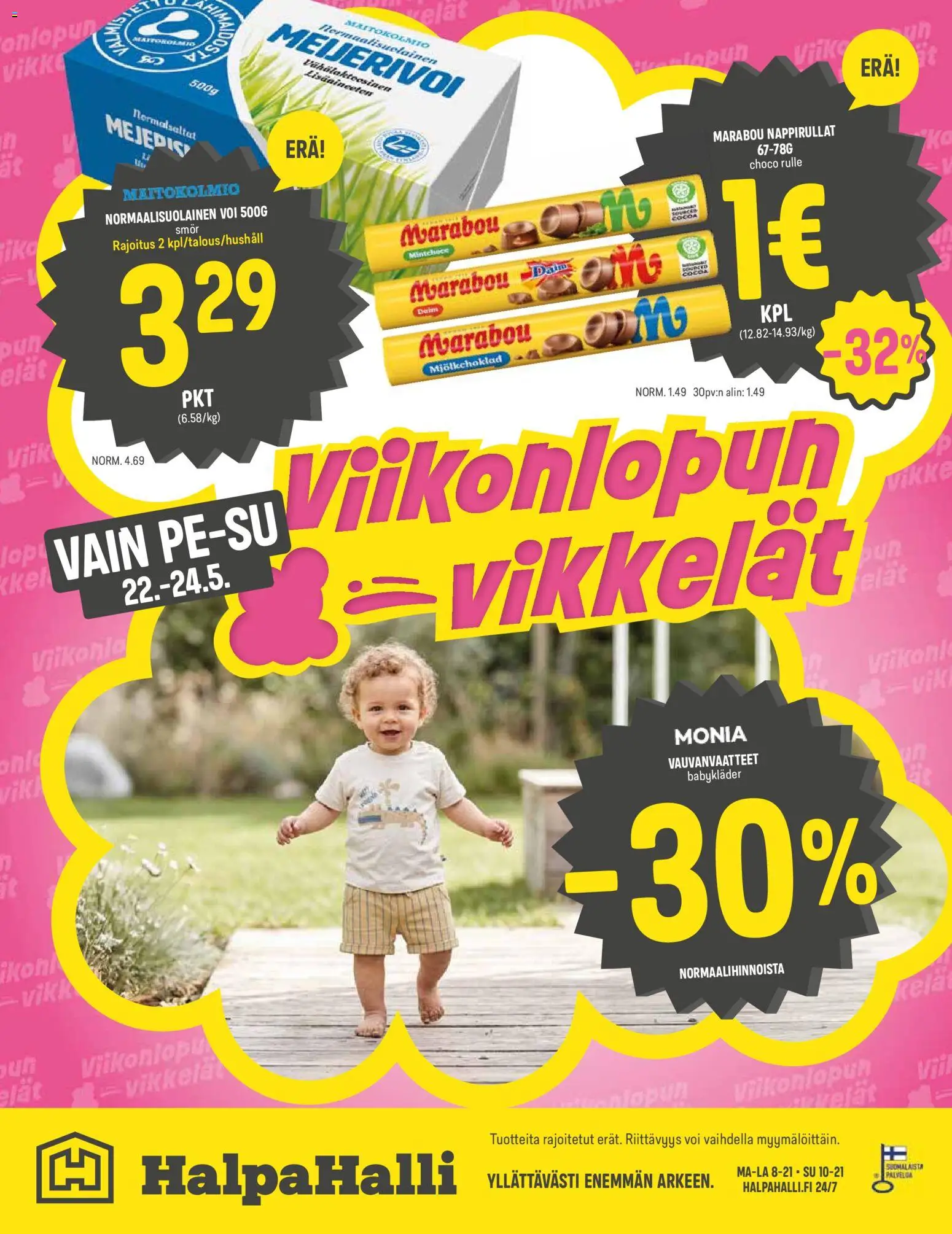 Halpa Halli tarjoukset – voimassa 20.05.2026 alkaen | Sivu: 16 | Tuotteet: Voi