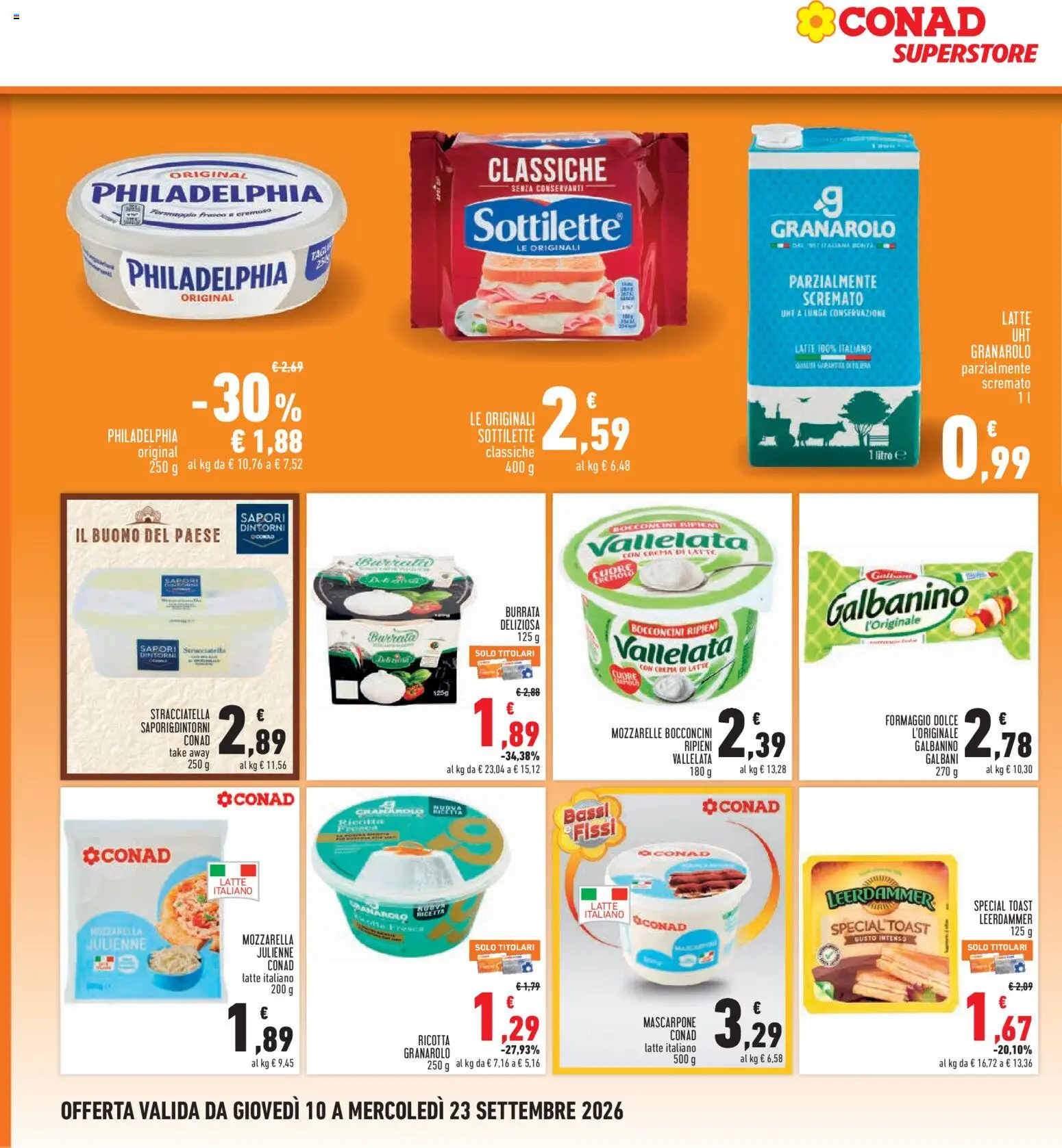 Volantino Conad del 10/09/2026 | Pagina: 10