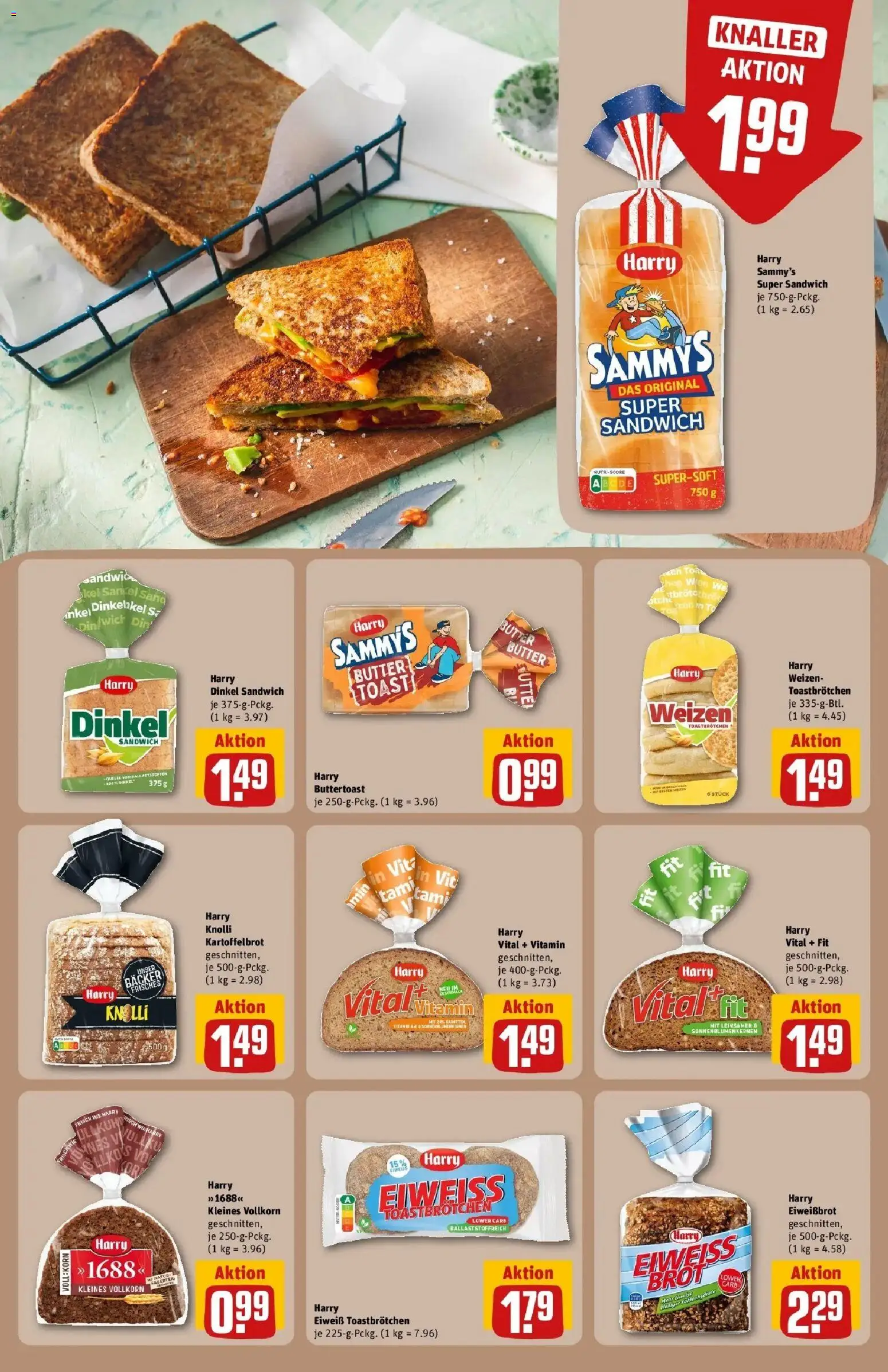 Rewe Prospekt Ingolstadt	 – gültig ab 10.05.2026 | Seite: 15 | Produkte: Butter, Toast, Brot