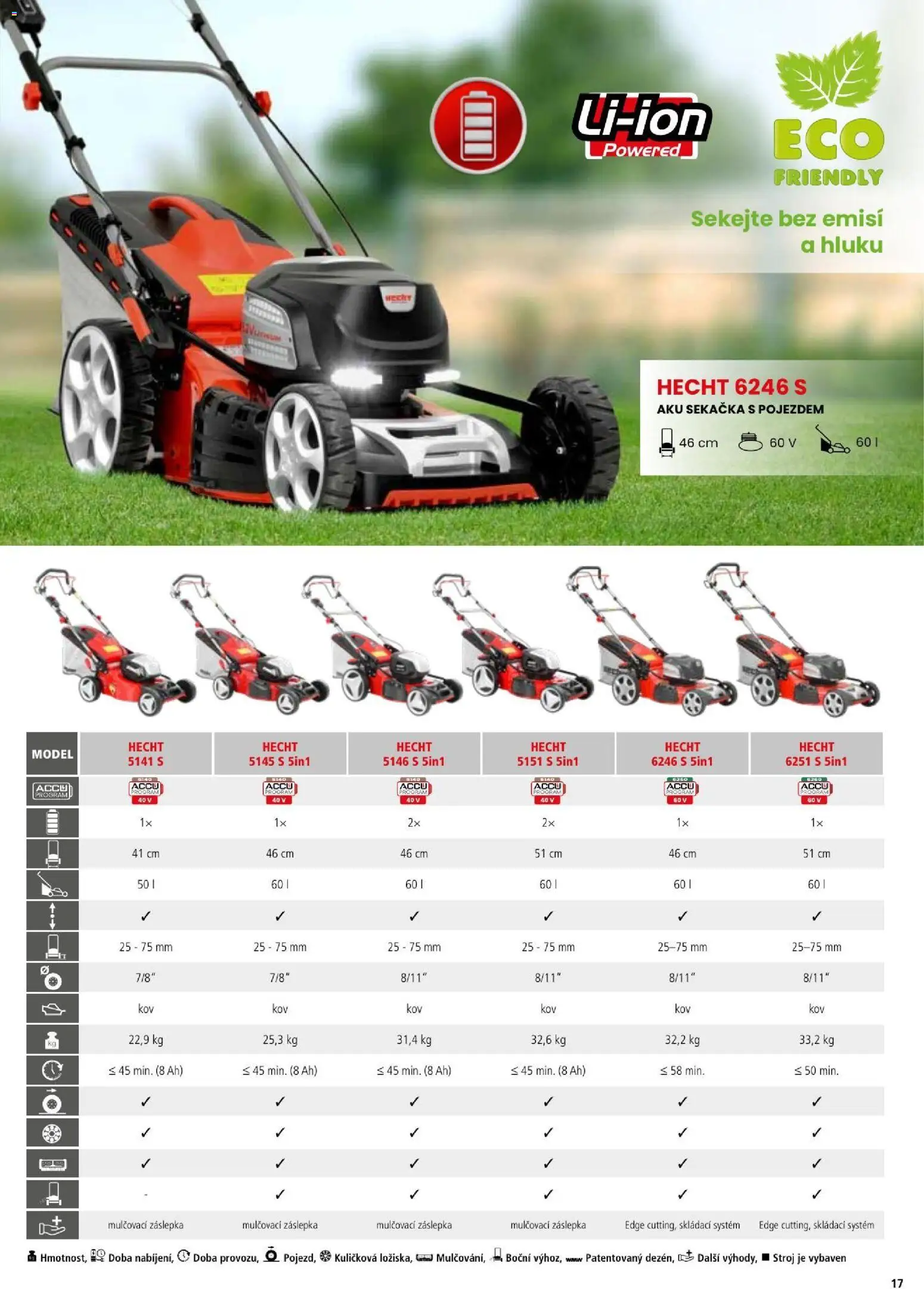 Hecht katalog - Léto - podzim 2026 od 21.08.2026 | Strana: 17 | Produkty: Hecht, Sekačka