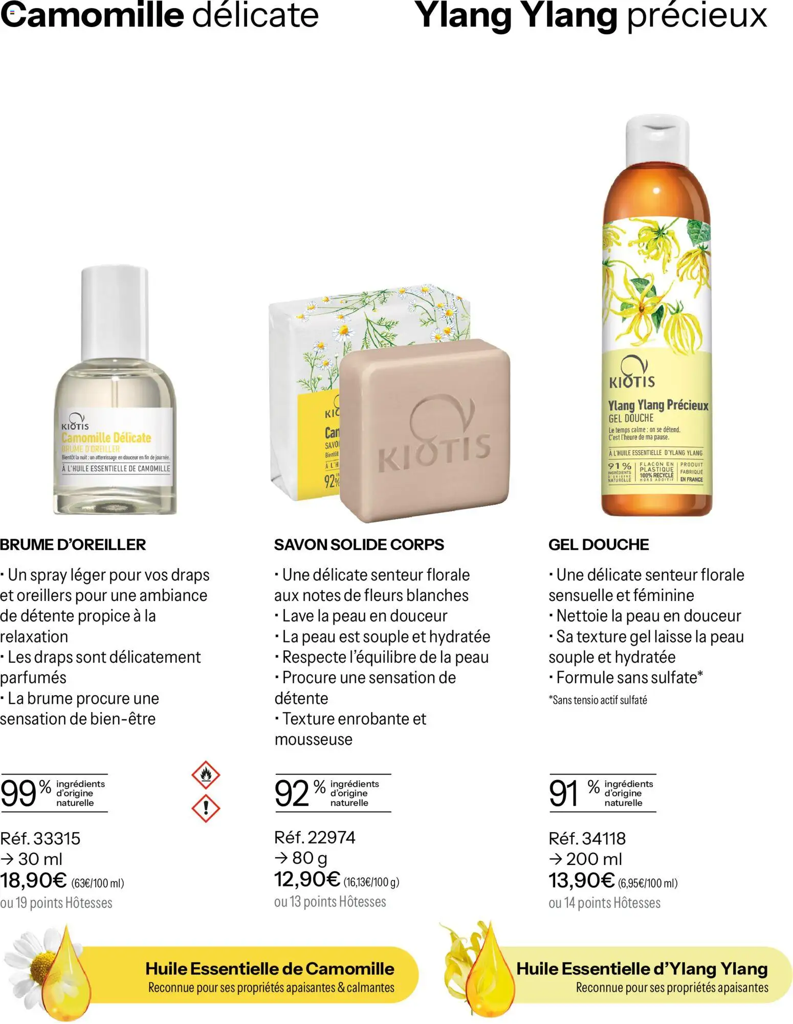{H1} | Page: 80 | Produits: Huile essentielle, Savon, Gel douche, Douche