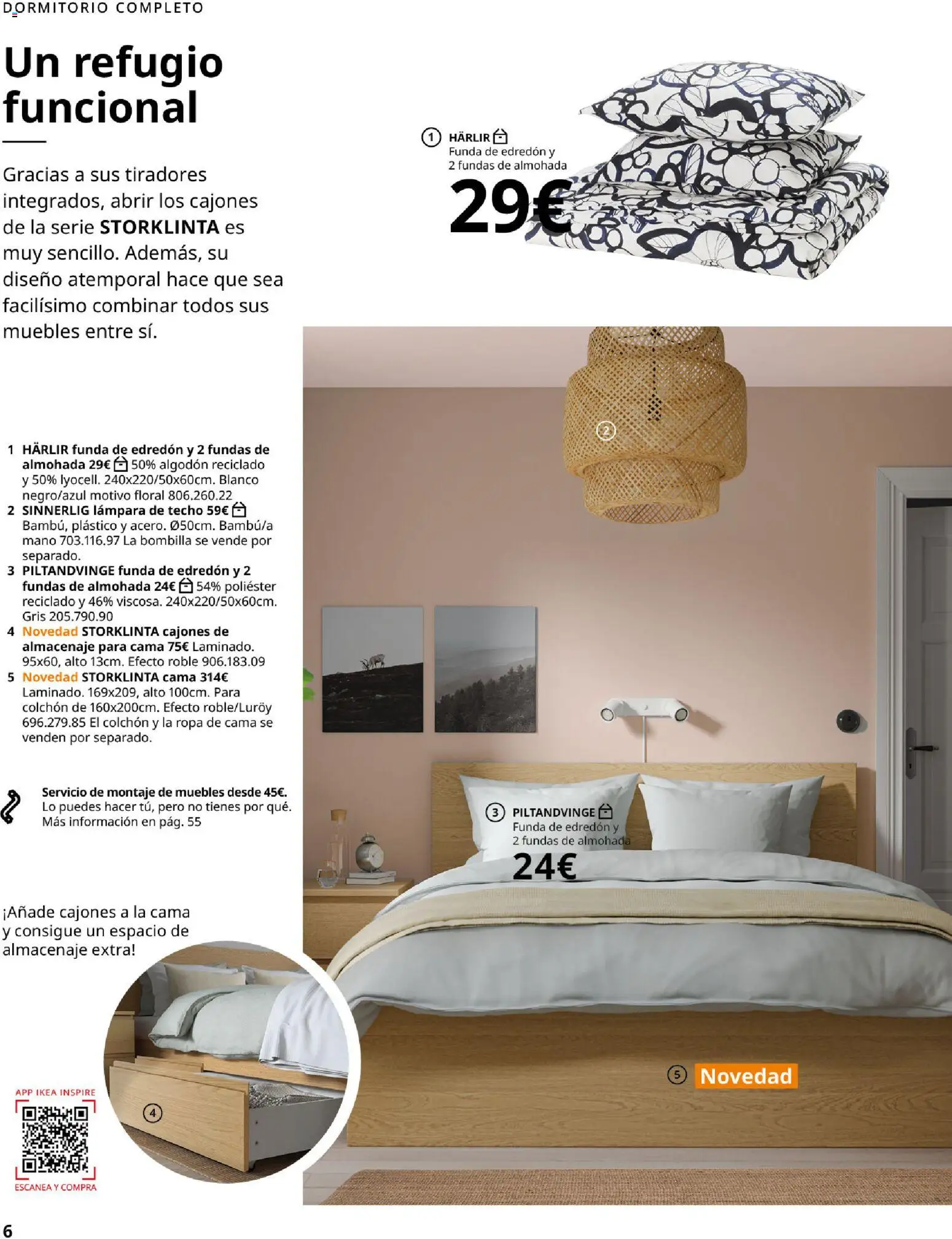 IKEA - Domitorios │ válido desde el 01/09/2026 | Página: 6 | Productos: Edredón, Muebles, Bombilla, Ropa de cama