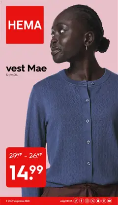 Hema folder / publicité - Voorbeeld van een folder van Hema, geldig van 03/08/2026