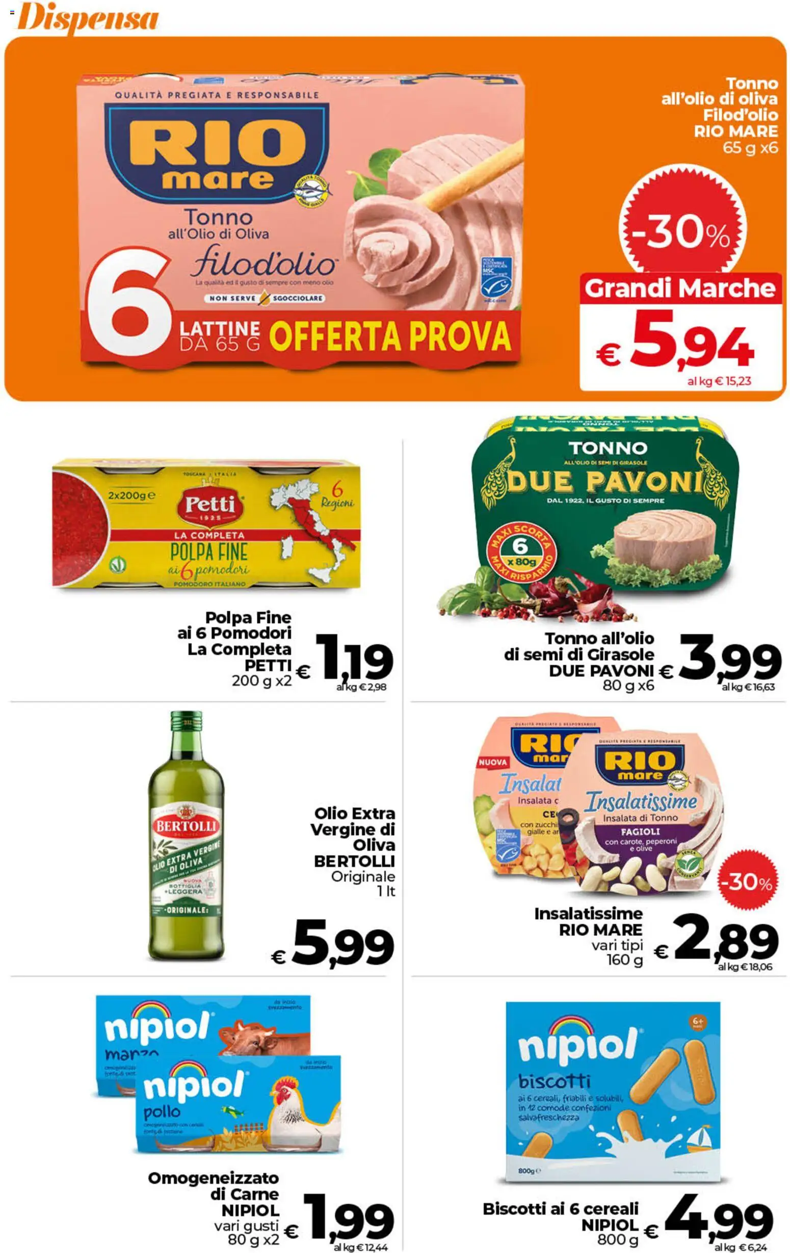 Volantino Ipercoop del 18.06.2026 | Pagina: 36 | Prodotti: Peperoni, Cereali, Olio, Olio extra vergine