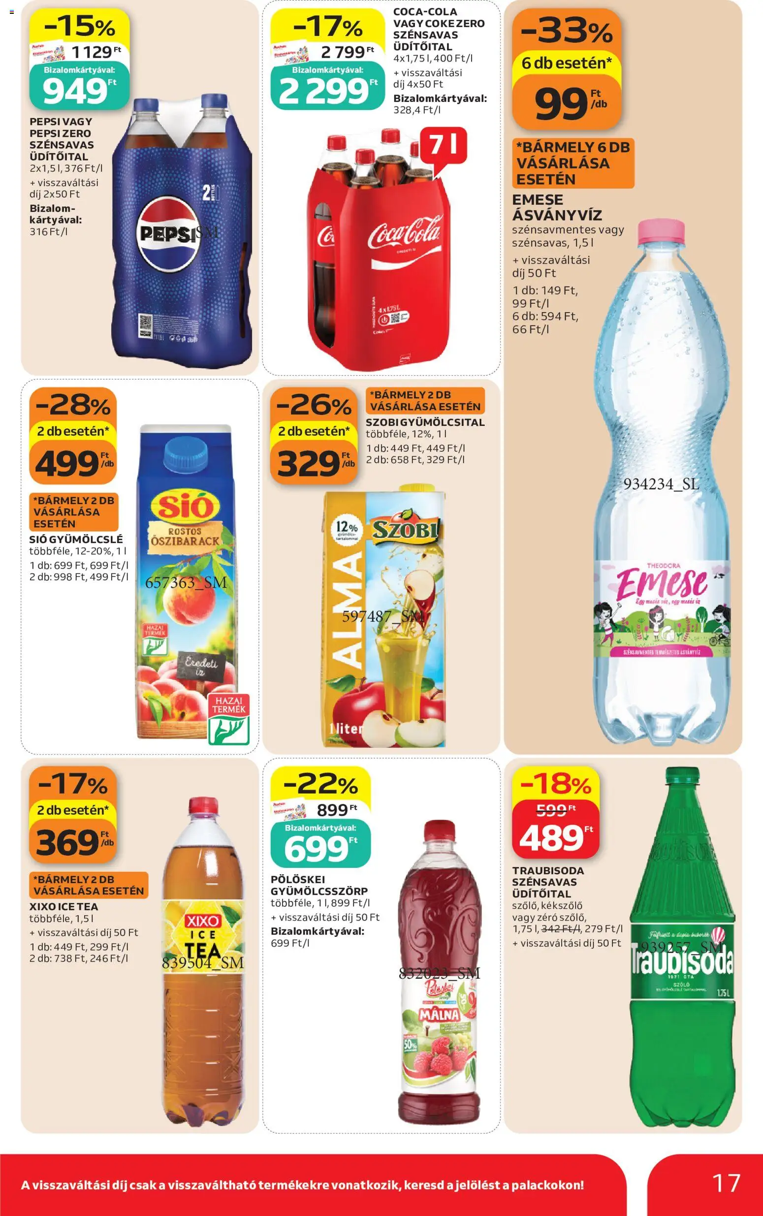 Auchan akciós ujság - amely érvényes a következő dátumtól: 2026.10.29. | Oldal: 17