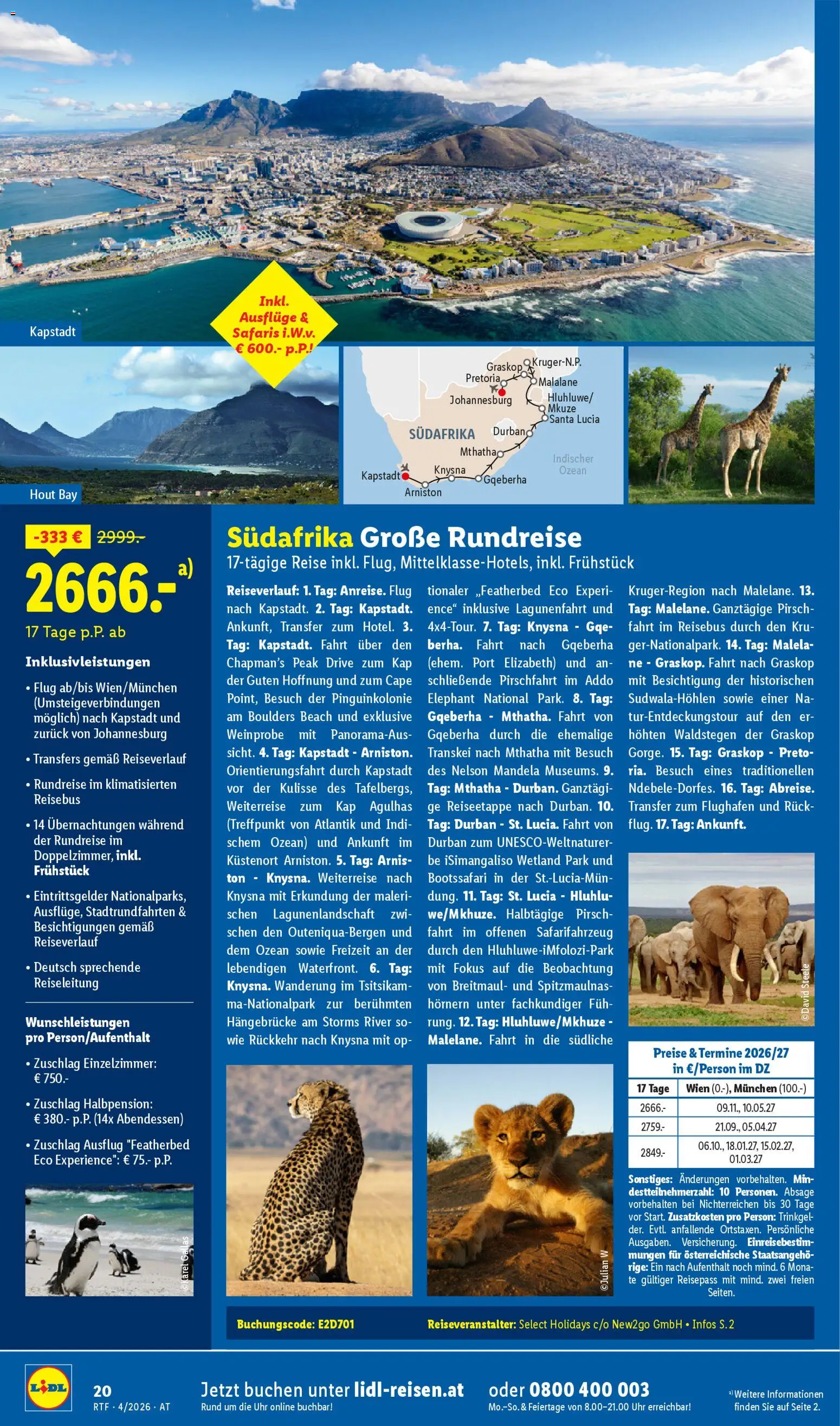 Lidl April/Mai Reise - Highlights gültig ab 11.04.2026 | Seite: 20 | Produkte: Uhr