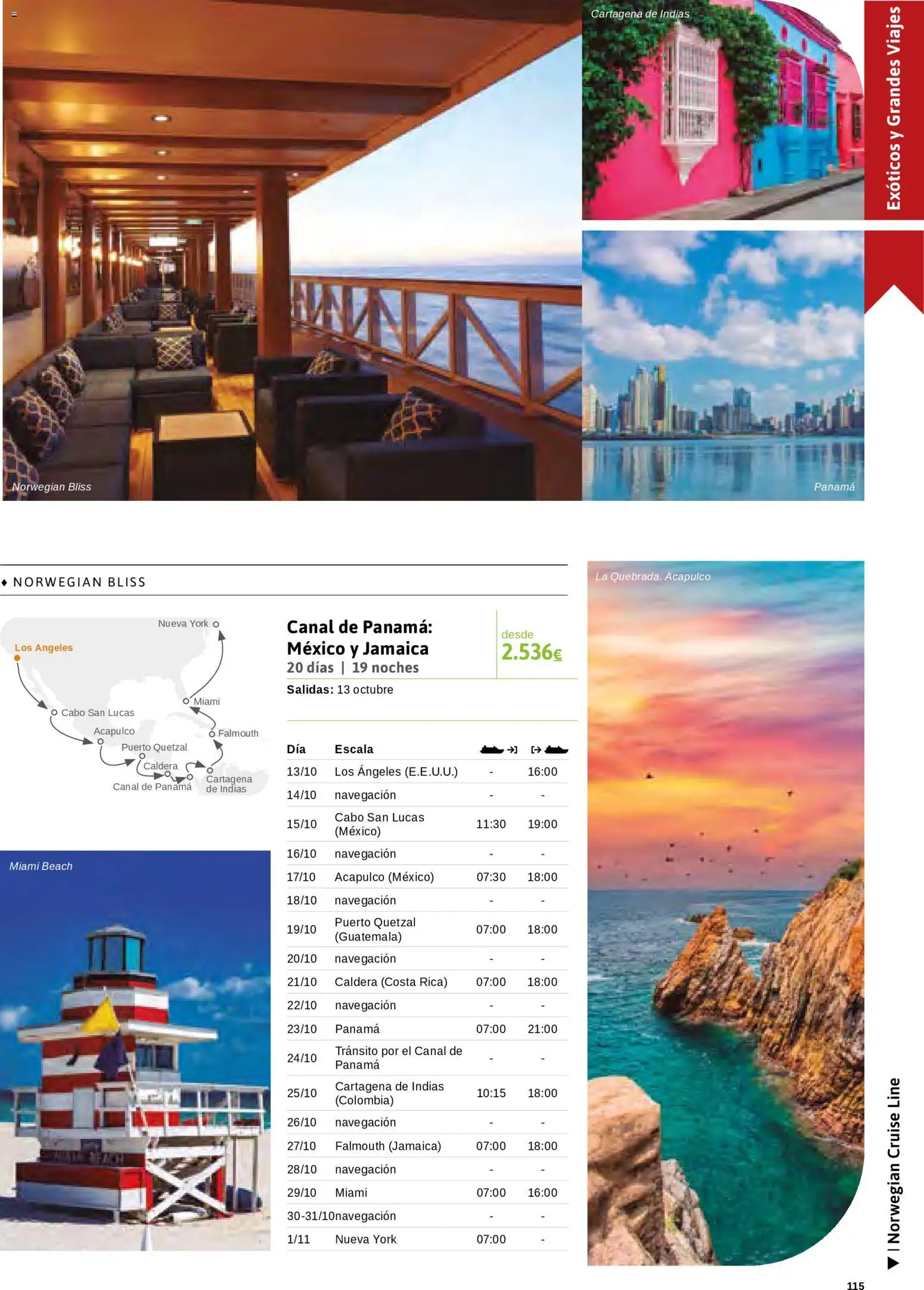 Viajes El Corte Inglés Cruceros marítimos │ válido desde el 01/01/2026 | Página: 116 | Productos: Navegación