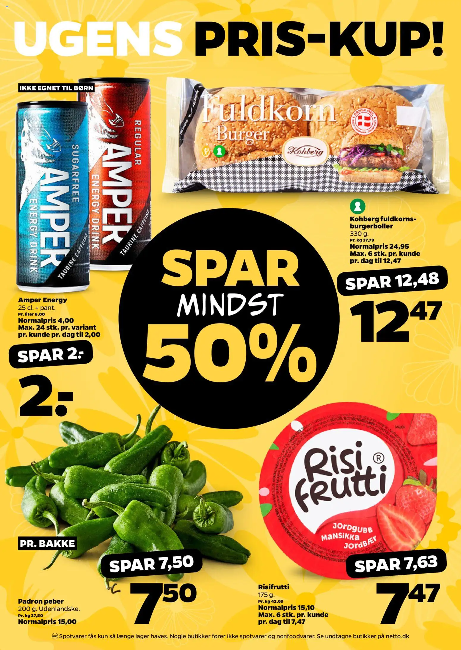 Netto tilbudsavis – gyldig fra 01/08/2026 | Side: 14 | Produkter: Peber, Burgerboller