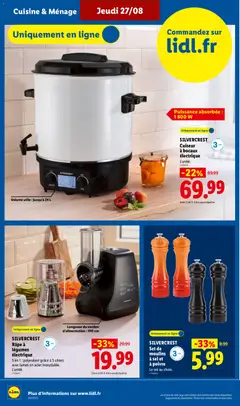 LIDL - Prévisualisation de LIDL catalogue valide à partir de 27/08/2026 | Page: 30